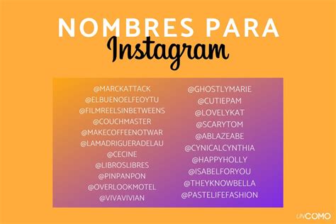 nombres lindos para instagram.